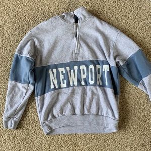 brandy melville quarter zip